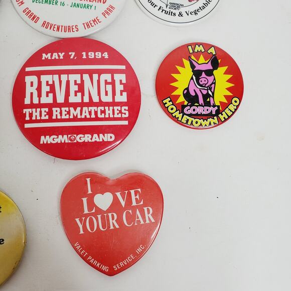 Vintage Pin Collection Gordy MGM Grand I Love Your Car God's Light Diamond Park - Picture 4 of 10